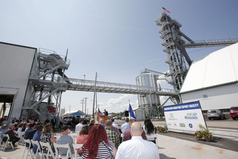 DeLong Agricultural Maritime Export Facility Grand Opening at Port Milwaukee