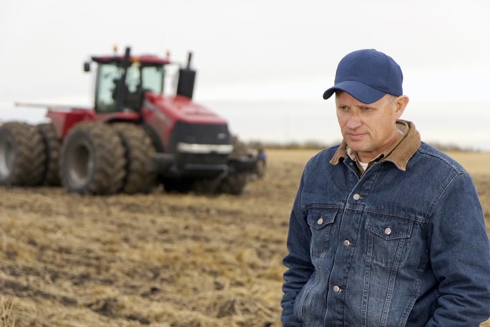Farmer contemplation (Photo courtesy of University of Nebraska-Lincoln.)