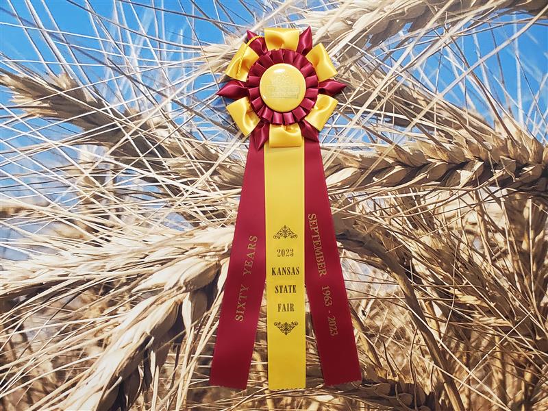 High Plains Journal received a Longevity Award for 60 consecutive years of having a booth at the Kansas State Fair (Photo by Patrick Ary - High Plains Journal)