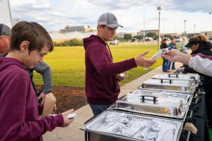 Keeping food at appropriate temperatures is key when tailgating. (Texas A&M AgriLife photo by Michael Miller)