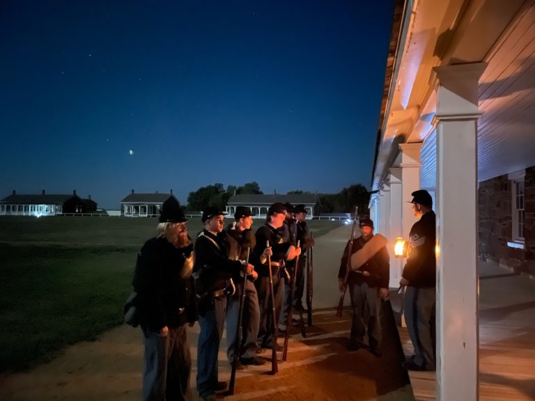 Fort Larned Candlelight Tour. (Courtesy photo.)