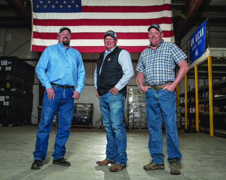 From left, Jared Gardner, Paul Casper and Matthew Gardner. (Courtesy photo.)