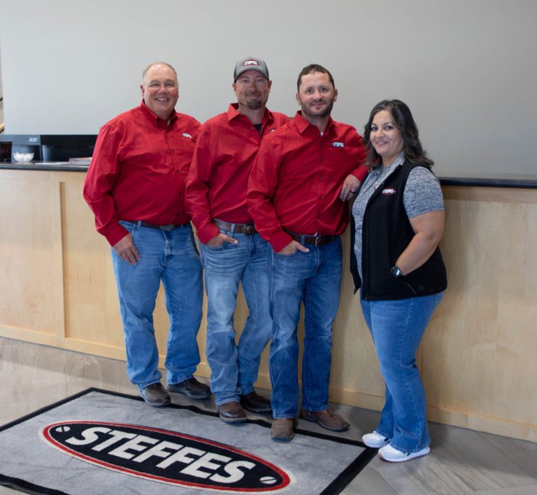 Pictured, from left, David Yoder, Brandon Hayzlett, Brandon Chansler, and Sabrina Davis. (Courtesy photo.)