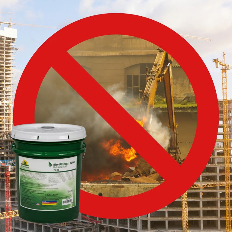 Renewable Lubricants' bio-based hydraulic fluids. (Courtesy photo.)