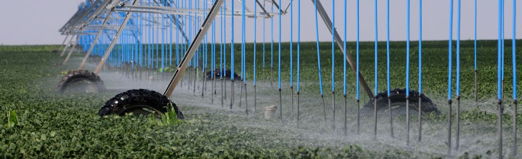 The High Plains Aquifer provides 30 percent of the water used in the nation’s irrigated agriculture. The aquifer runs under South Dakota, Wyoming, Nebraska, Colorado, Kansas, Oklahoma, New Mexico and Texas. (Photo courtesy of K-State Research and Extension.)