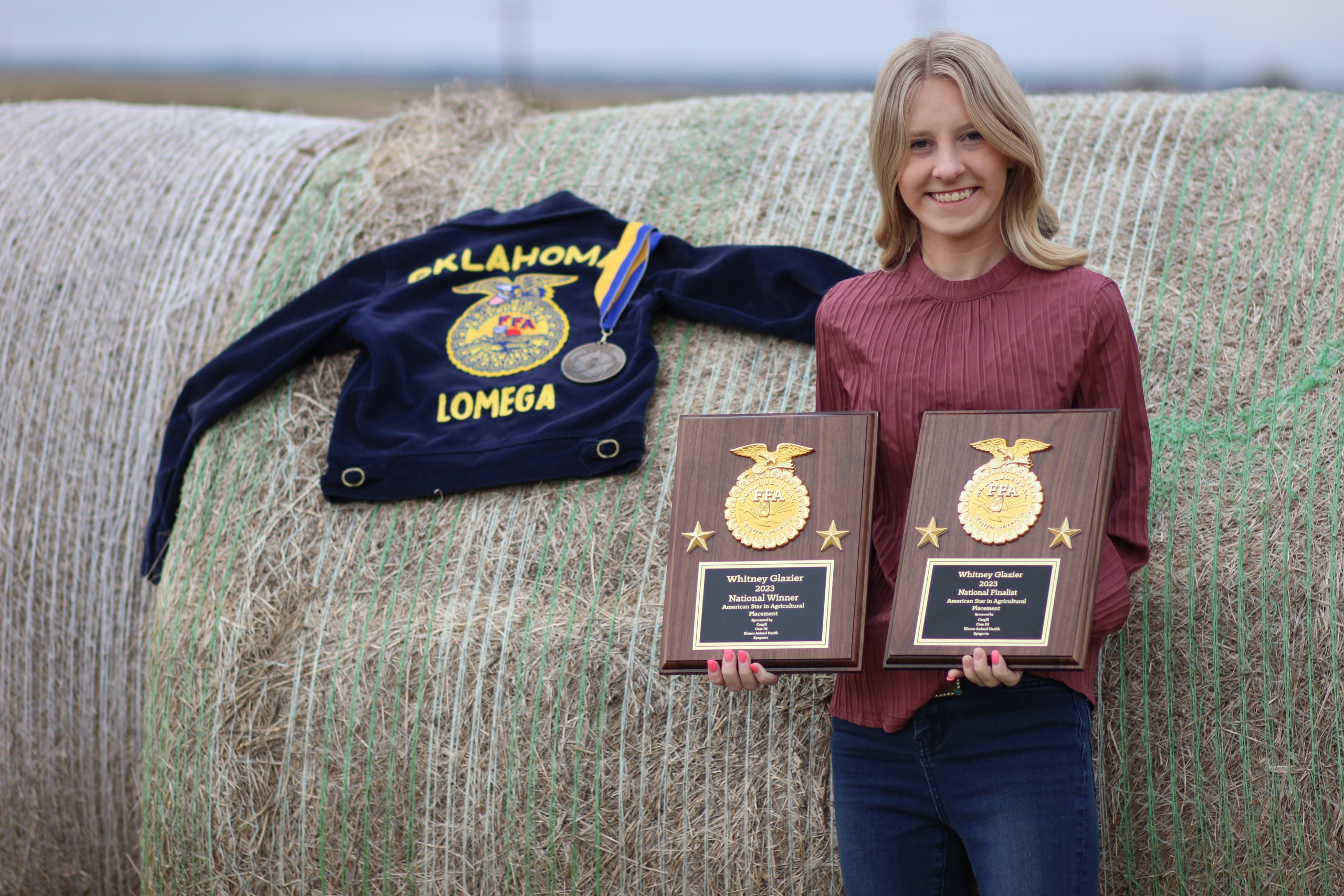 Whitney Glazier was named the 2023 American Star in Agricultural Placement at the 96th National FFA Convention in Indianapolis, Indiana. (Journal photo by Lacey Vilhauer.)