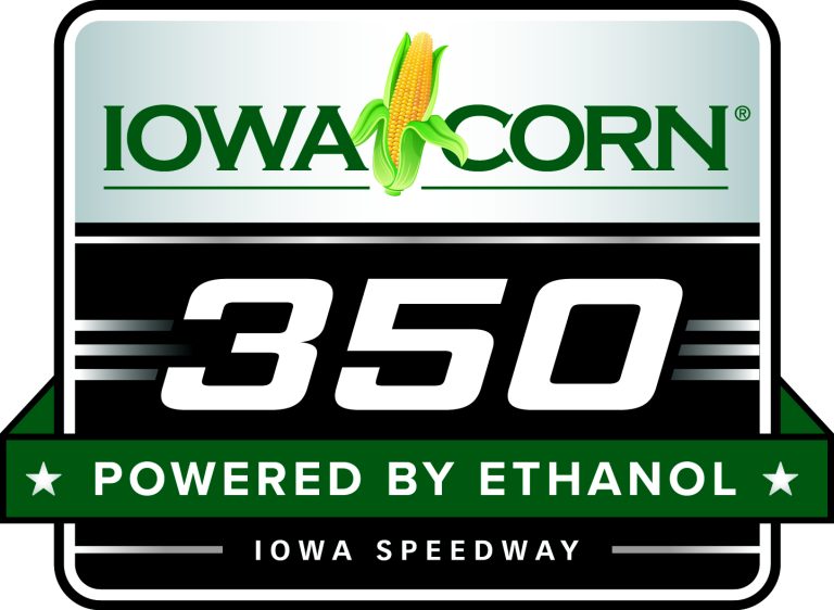 Iowa Corn 350 NASCAR race logo. (Courtesy of Iowa Corn.)