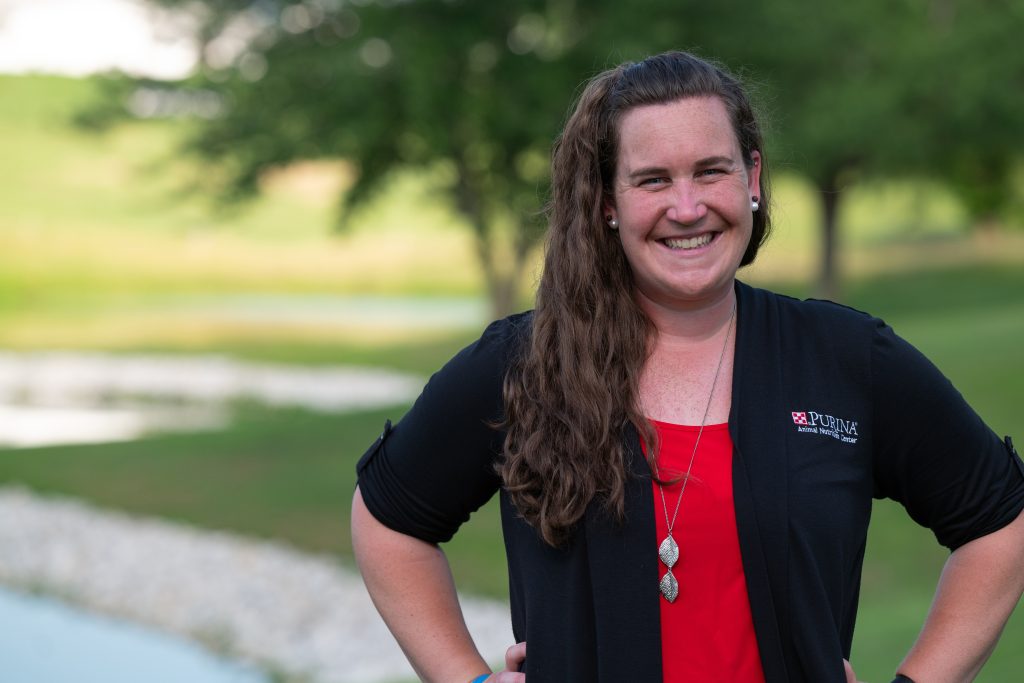 Elizabeth Belew is a cattle nutritionist on the beef technical solutions team. A Missouri native, she received her doctorate in cow-calf parasitology from the University of Arkansas before joining Purina Animal Nutrition in 2016. (Photo courtesy of Purina.)