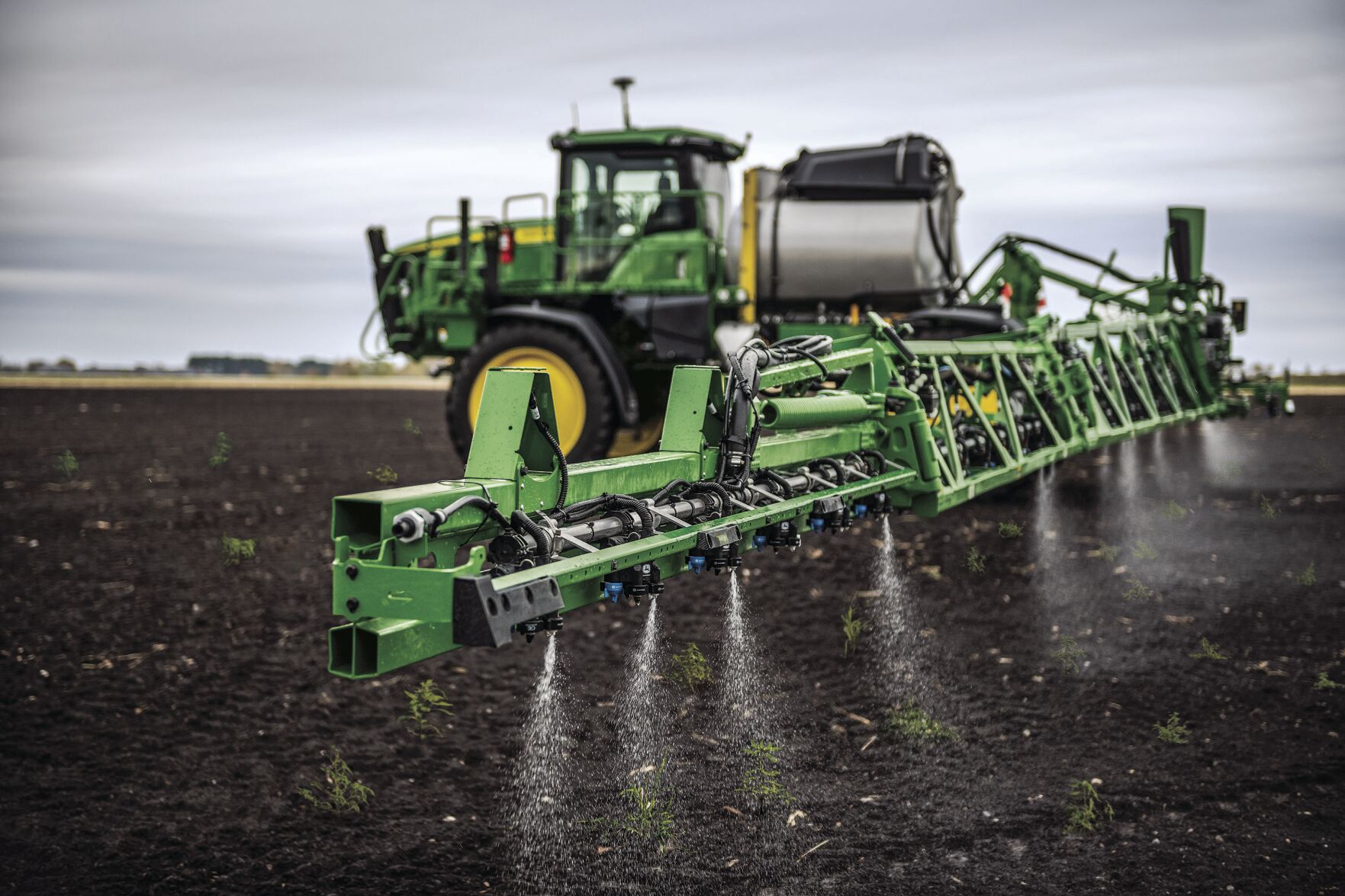 See & Spray Select can help farmers reduce their herbicide use by 77% on average by targeting and spraying only weeds on fallow ground. (Courtesy photo.)