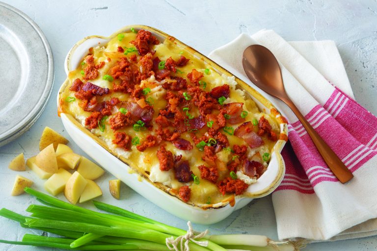 Mexican Loaded Mashed Potatoes. (Photo and recipe courtesy of Family Features.)