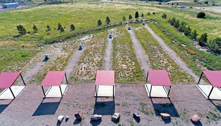 Colorado shooting range. (Photo courtesy of Colorado Parks and Wildlife.)