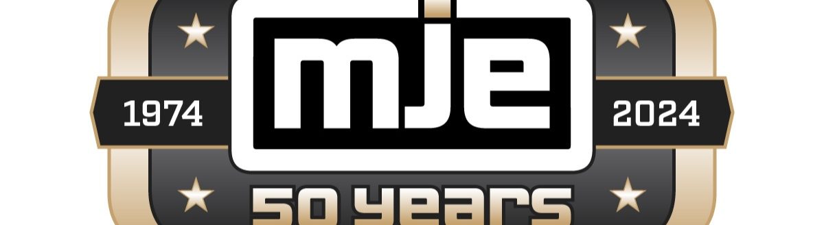 MJE 50th anniversary logo. (Courtesy of MJE.)