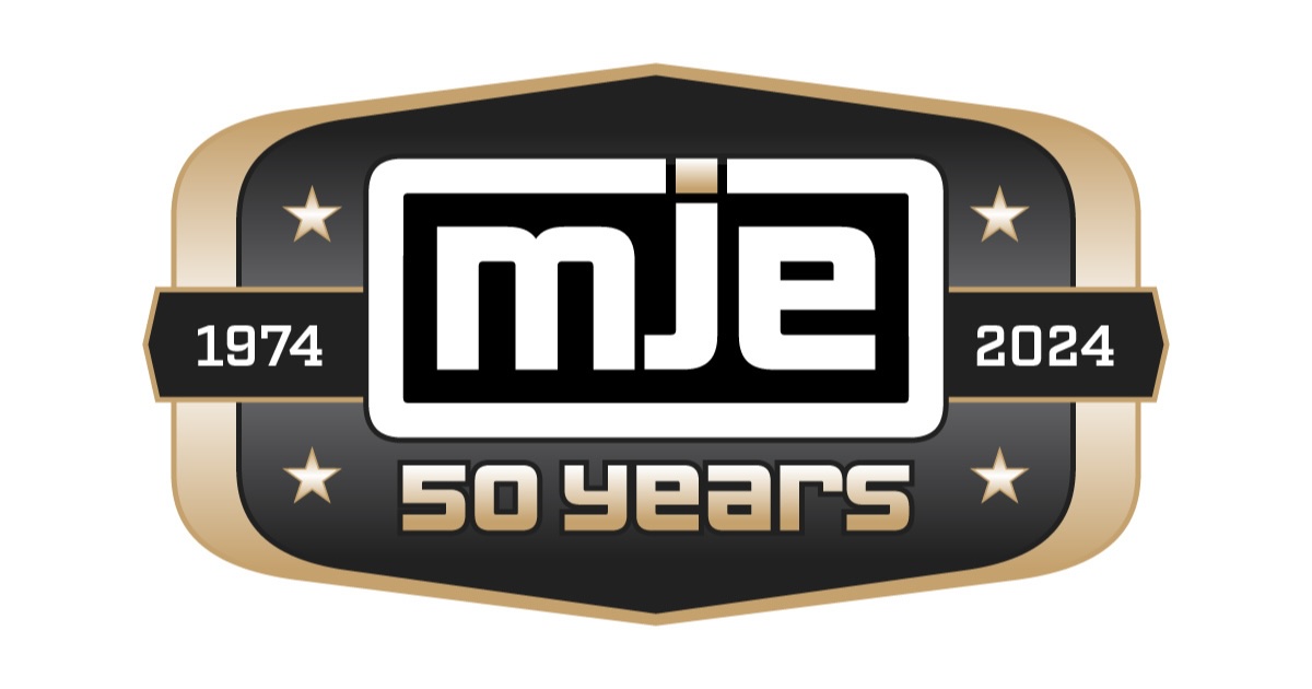 MJE 50th anniversary logo. (Courtesy of MJE.)