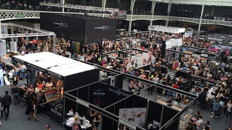 Trade show floor. (Photo courtesy of Promoleaf.)