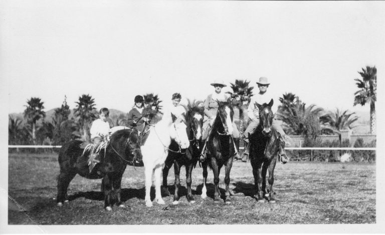 Will and Betty Rogers with children, Will Jr., Mary and Jim. (Photo courtesy Will Rogers Memorial Museum.)