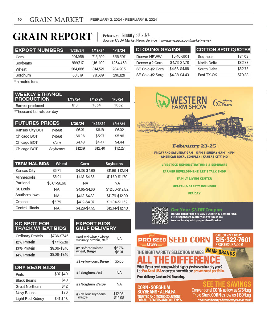 Grain Report January 30 204