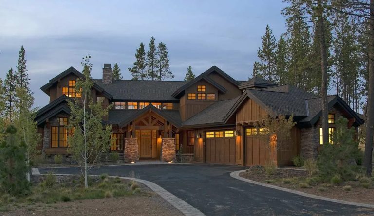 Mountain or Rustic House Plan #98-101.