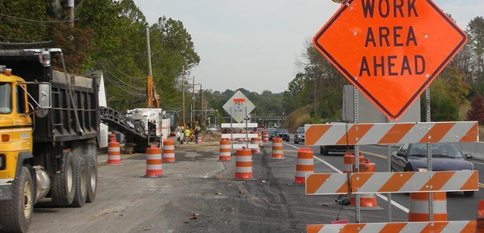 Highway Construction (Photo courtesy of Frank J. Buchman)