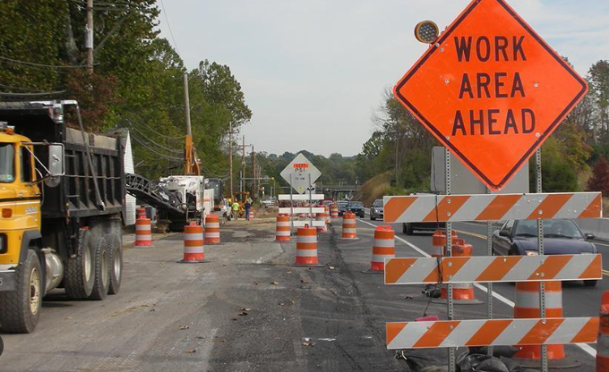 Highway Construction (Photo courtesy of Frank J. Buchman)