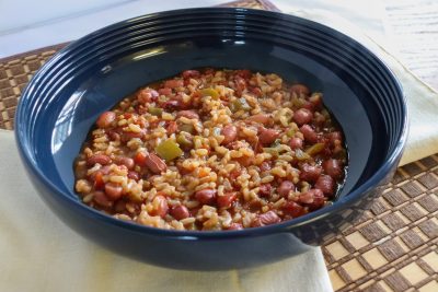 Red beans and rice prepared using an electric pressure cooker. Photo courtesy of UW Extension’s Cent$ible Nutrition Program.