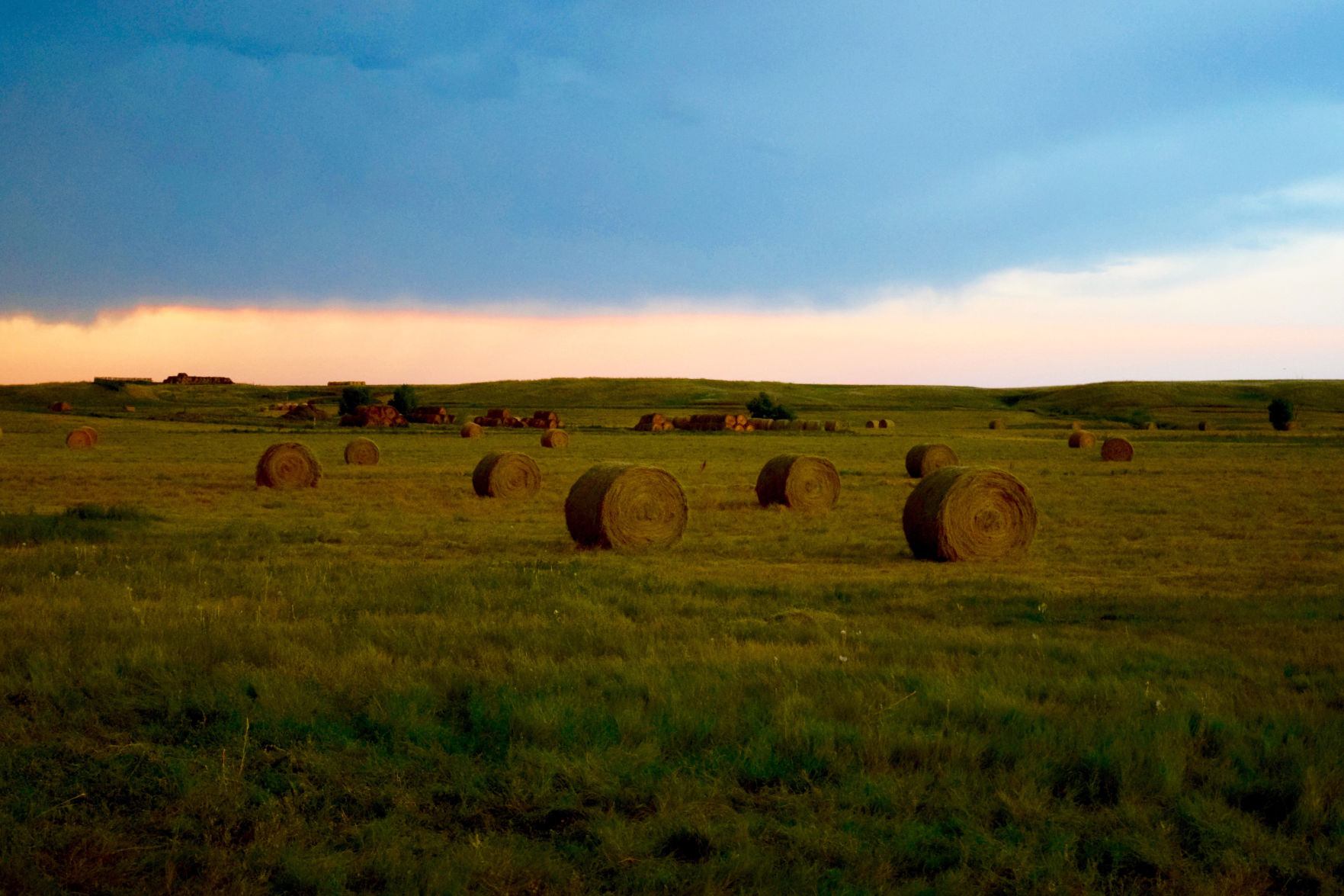 Hay bales (Photo: Sydney Peterson, West Des Moines, Iowa)