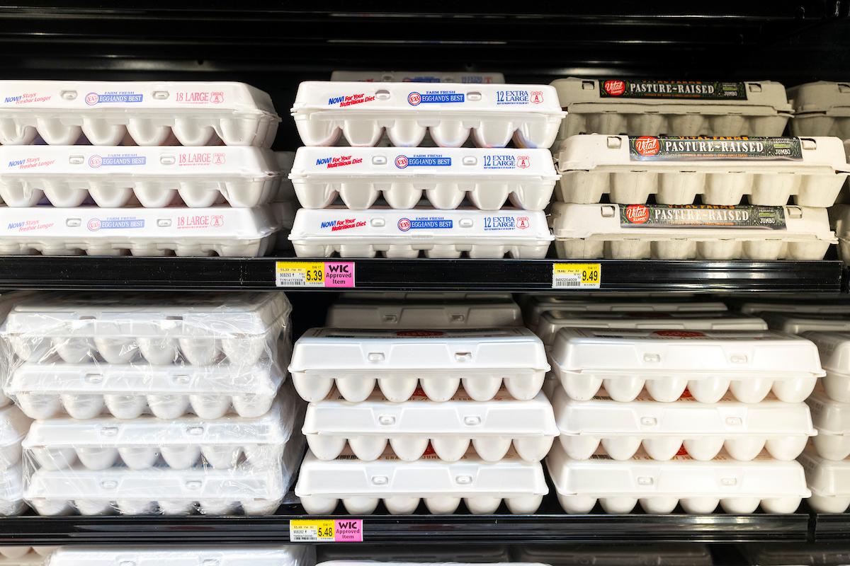 Egg prices are up which is typical for the period prior to the Easter holiday, but still lower than what consumers paid in February. (Michael Miller/Texas A&M AgriLife.)
