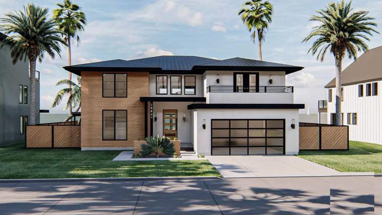 Modern House Plan #52-469 from Monster House Plans.