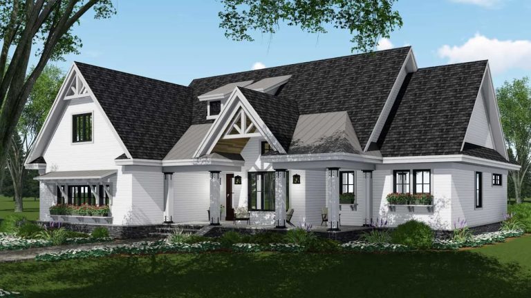 Monster house plan #38-538.