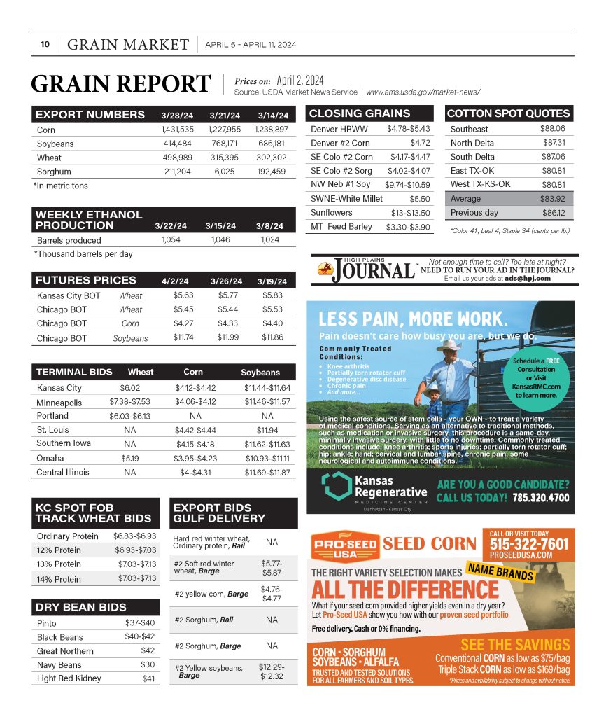 Grain Report April 2 2024