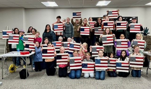 As the designated Under Our Wings partner of the National Quilts of Valor Foundation, Texas 4-H has created some 50 quilts that have been awarded to deserving current and former U.S. military members. (Jheri-Lynn McSwain/Texas A&M AgriLife)