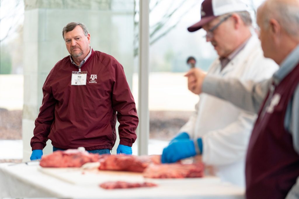 The Three Brisketeers are ambassadors but also educators of the science behind barbecue. They teach meat science courses in the Department of Animal Science and started Camp Brisket and Barbecue Summer Camp with Foodways Texas to share their knowledge alongside some of the top pitmasters in Texas. (Courtney Sacco, Laura McKenzie, Michael Miller/Texas A&M AgriLife)