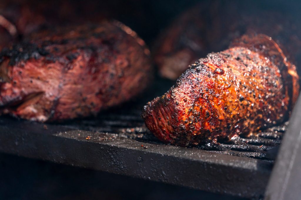 Texas barbecue has become an iconic culinary and cultural dish. The Brisketeers and pitmasters around the state continue to push the boundaries of the low and slow science behind barbecue. (Courtney Sacco, Michael Miller/Texas A&M AgriLife)