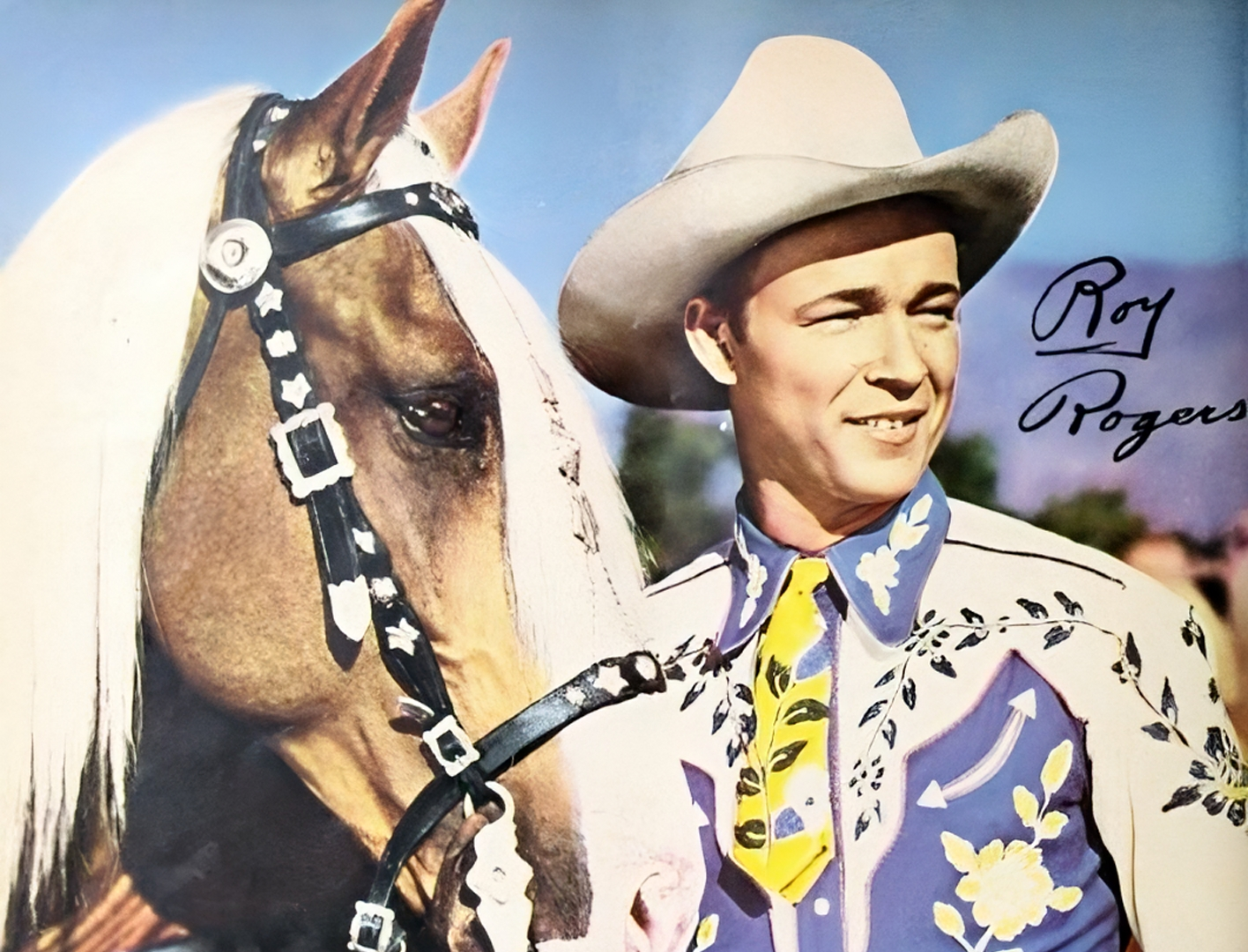 Roy Rogers and Trigger (Photo courtesy of Frank J Buchman)