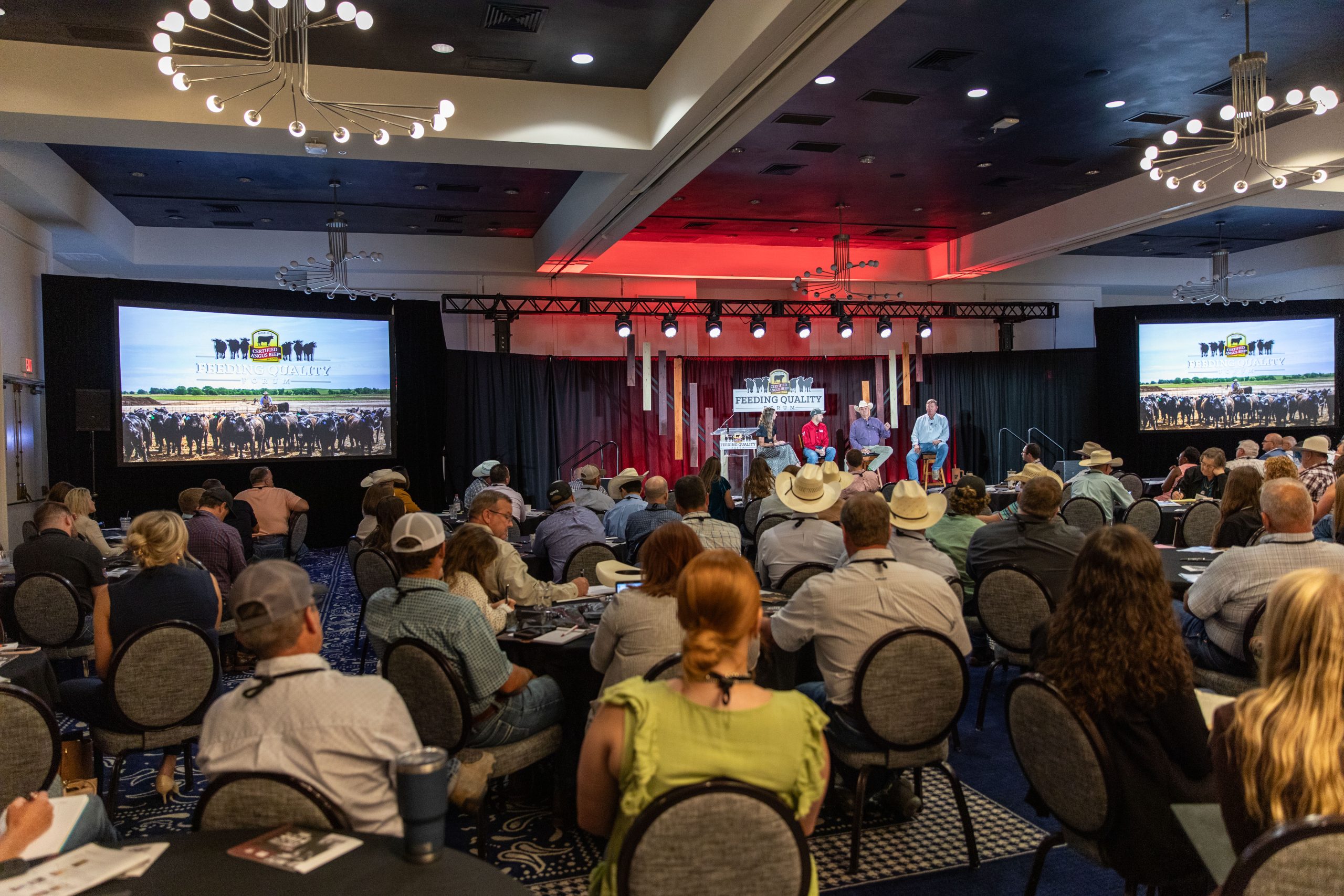Panelists discuss aspects at a past Beef Quality Forum. (Courtesy photo.)