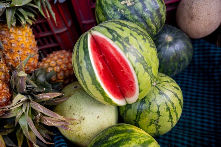 Juan Anciso, Ph.D., a Texas A&M AgriLife Extension Service vegetable specialist, Weslaco, offers three main tips to make it easier to pick a good, ripe watermelon this summer. (Sam Craft/Texas A&M AgriLife)