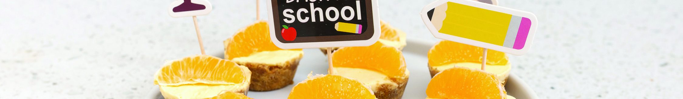 Mandarin Orange No-Bake Tarts. (Photo courtesy of Healthy Family Project/Family Features.)