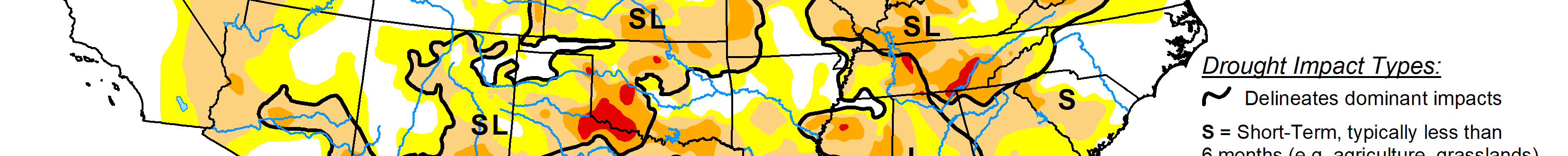 The U.S. Drought Monitor is jointly produced by the National Drought Mitigation Center at the University of Nebraska-Lincoln, the U.S. Department of Agriculture and the National Oceanic Atmospheric Administration. (Map courtesy of NDMC.)