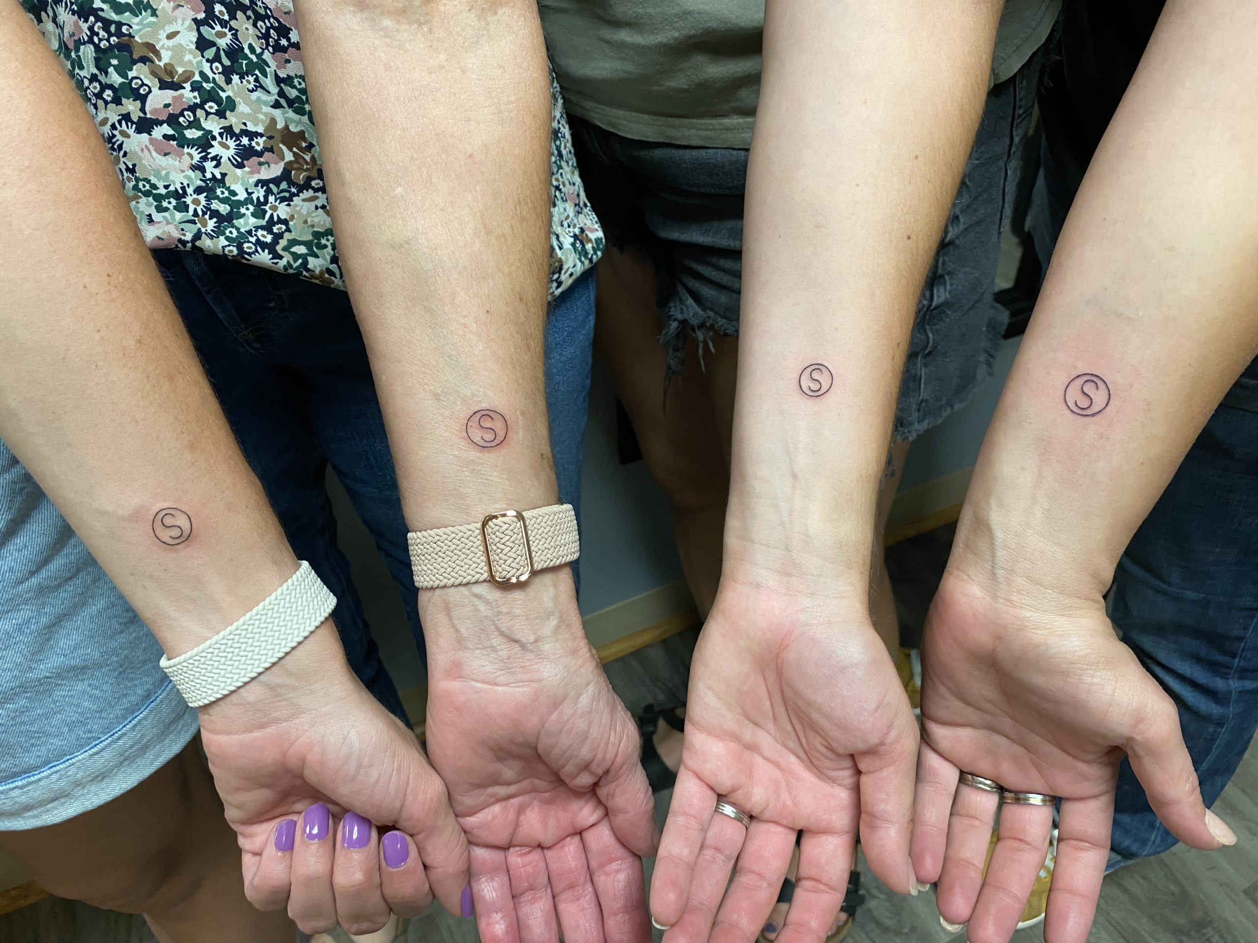 Four tattoos (Photo: Alissa Weece)