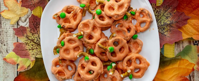 Chocolate Covered Pumpkin Pretzels (Photo courtesy of Culinary.net)