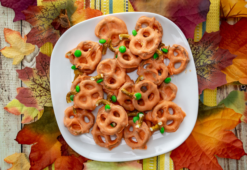 Chocolate Covered Pumpkin Pretzels (Photo courtesy of Culinary.net)