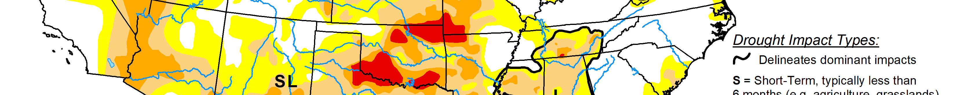 The U.S. Drought Monitor is jointly produced by the National Drought Mitigation Center at the University of Nebraska-Lincoln, the U.S. Department of Agriculture and the National Oceanic Atmospheric Administration. (Map courtesy of NDMC.)