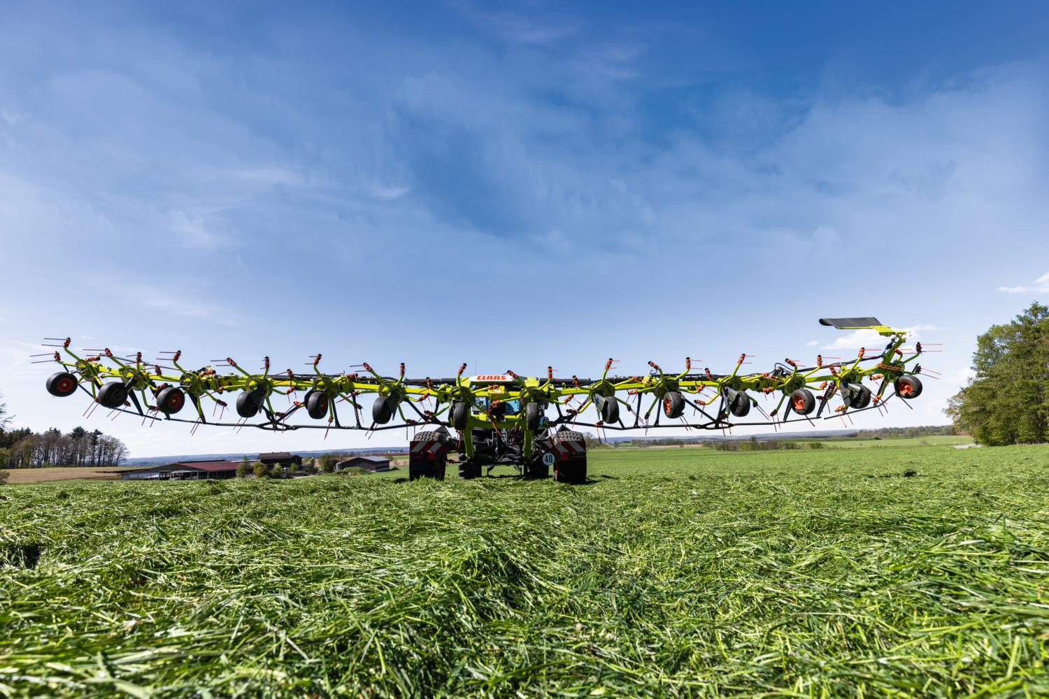 A CLAAS tedder. (Courtesy photo.)