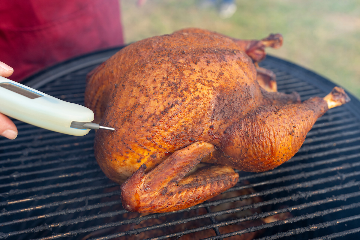 Picking the turkey centerpiece for the Thanksgiving table can be the easiest part with a few tips from a Texas A&M AgriLife Extension Service expert. (Michael Miller/Texas A&M AgriLife)