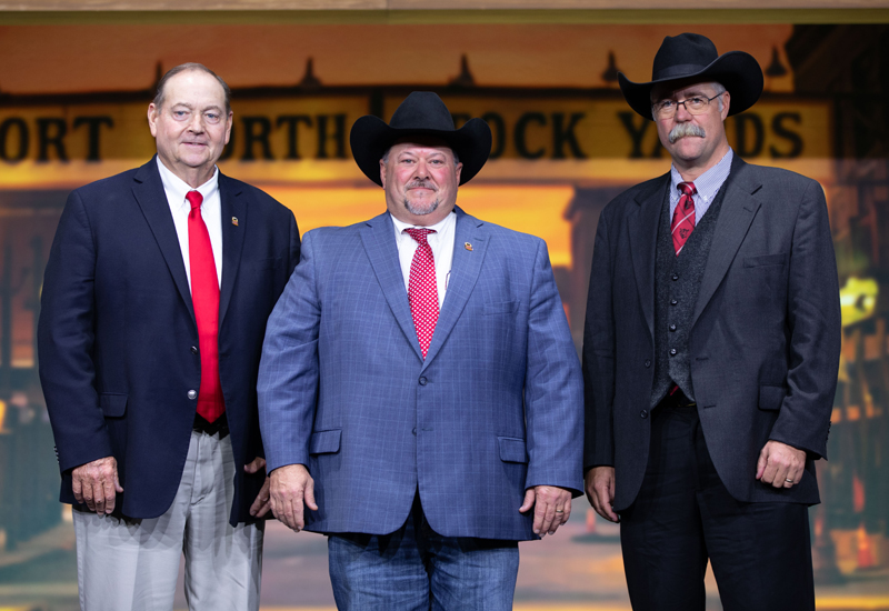 The 2024-2025 American Angus Association elected leadership.