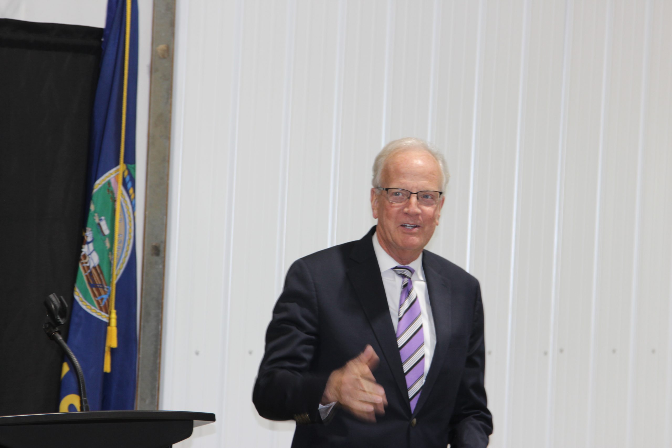 U.S. Sen. Jerry Moran. (Journal photo by Dave Bergmeier.)