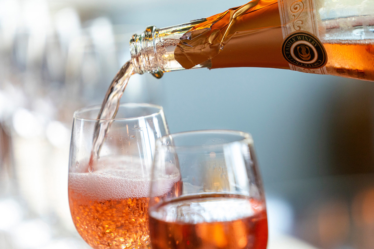 Personal preference is the key to finding a sparkling wine that works for you, according to AgriLife Extension viticulturist Justin Scheiner, Ph.D. (Michael Miller/Texas A&M AgriLife)