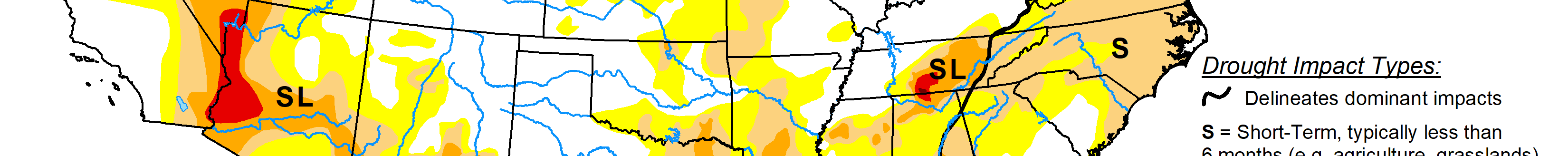 The U.S. Drought Monitor is jointly produced by the National Drought Mitigation Center at the University of Nebraska-Lincoln, the U.S. Department of Agriculture and the National Oceanic Atmospheric Administration. (Map courtesy of NDMC.)