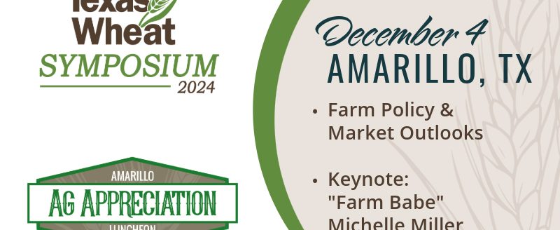 Texas Wheat Symposium 2024 │ December 4, 2024 - Amarillo, TX
