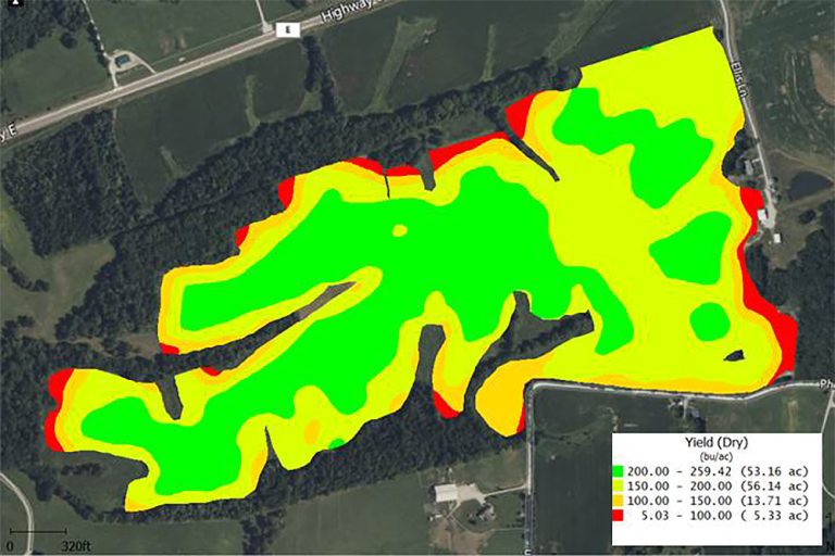 Use technology to decide where to invest your input dollars in 2025, says University of Missouri Extension agronomist Wayne Flanary. Focus on parts of your acreage that will likely benefit. Diagram courtesy of Charles Ellis.
