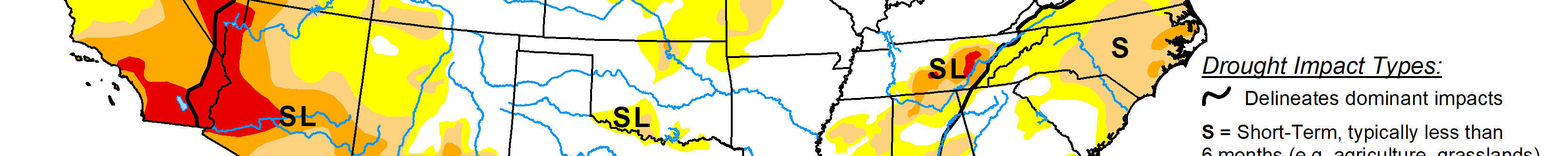 The U.S. Drought Monitor is jointly produced by the National Drought Mitigation Center at the University of Nebraska-Lincoln, the U.S. Department of Agriculture and the National Oceanic Atmospheric Administration. (Map courtesy of NDMC.)